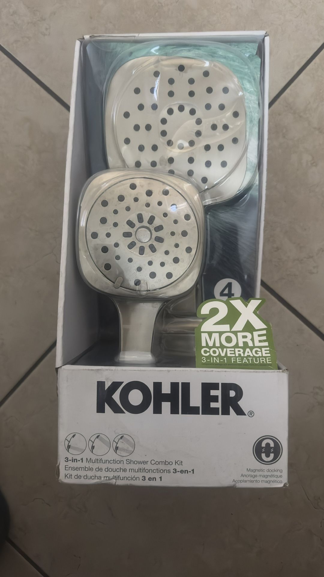 3-in-1 Multifunction Shower Combo Kit