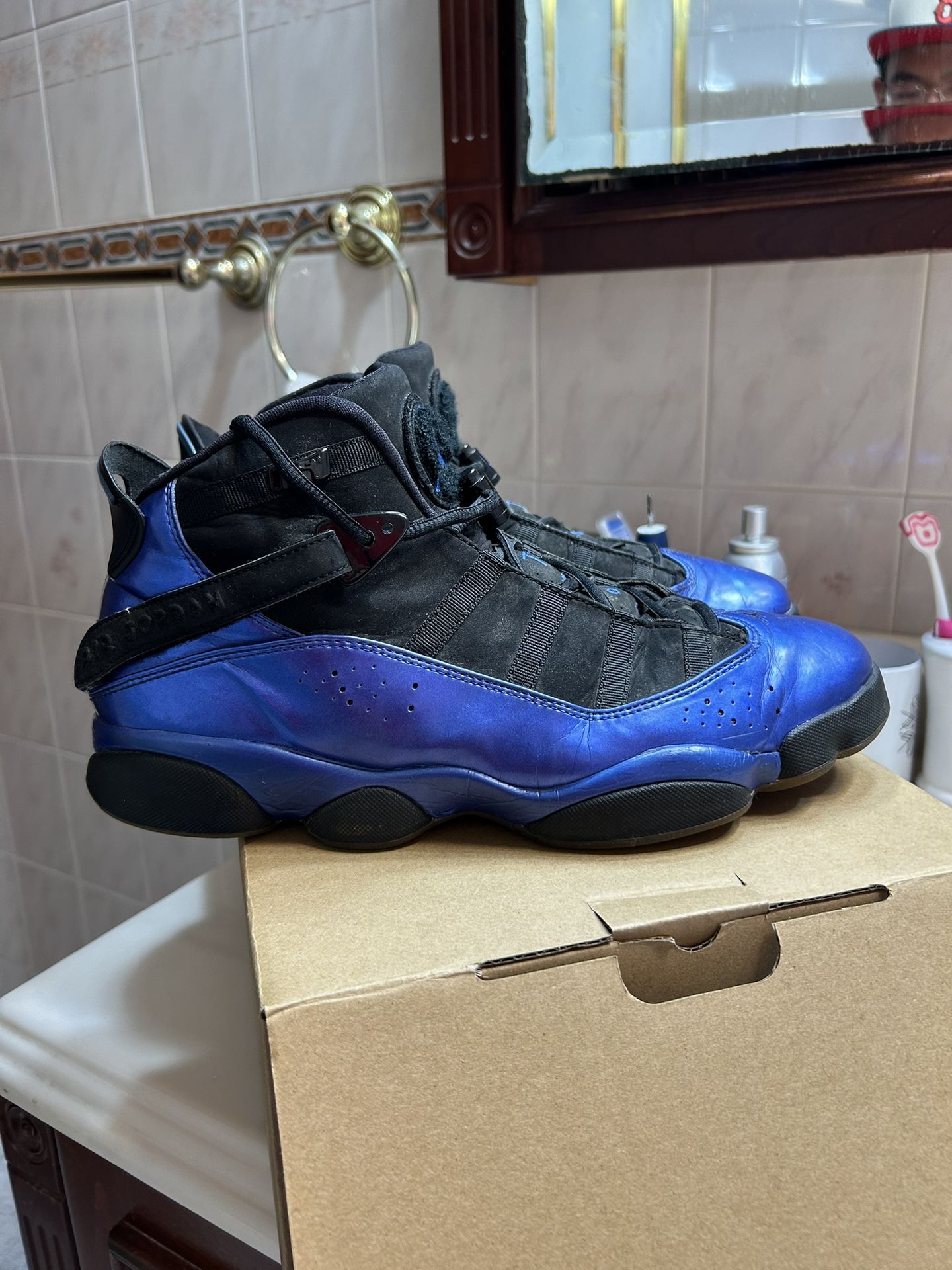 Jordan Six rings Original Royal blue Size 11