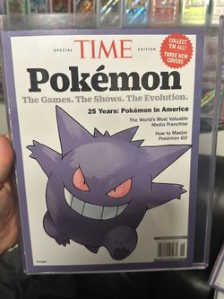 Time Magazine Pokemon Gengar w/protective Case