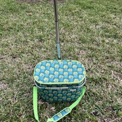Cooler, Rolling Cooler With Pineapple Design 