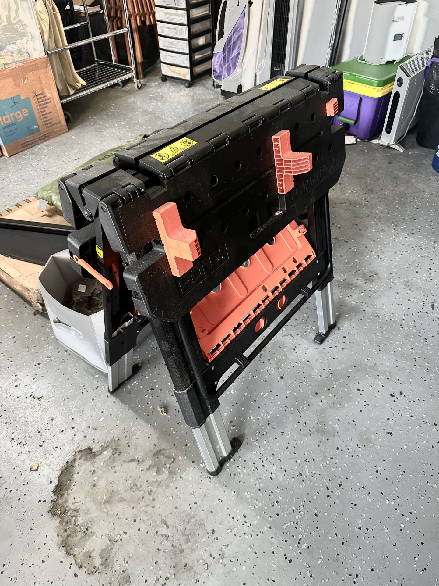 Saw Horse Pony 2-in-1 Portable Work Bench