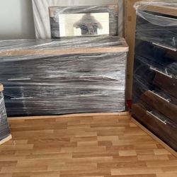 Dresser, Chest And 1 Nightstand - Cómoda, Gavetero Y 1 Mesita De Noche 