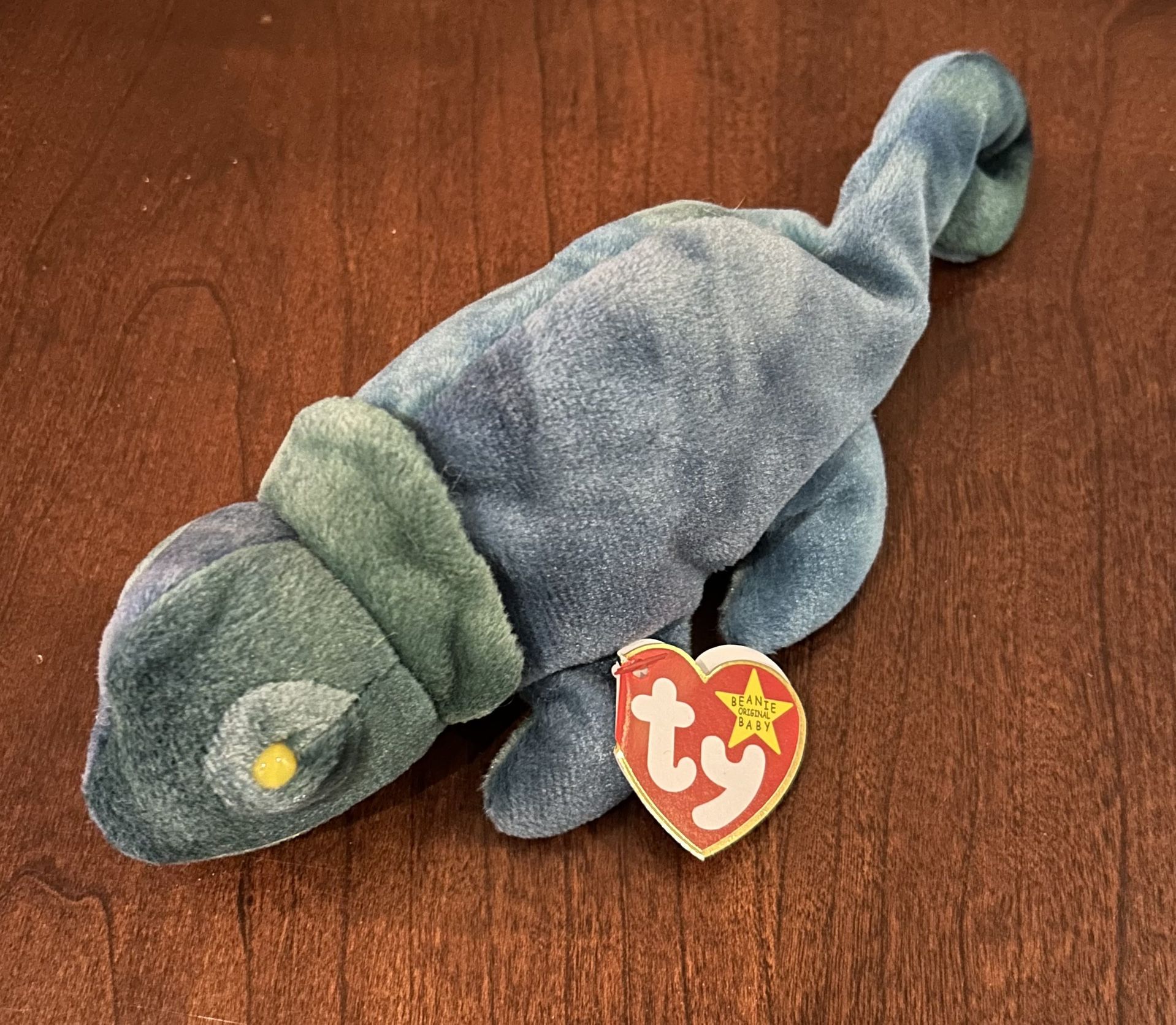 Rainbow Chameleon Style #4037 Ty Beanie Baby