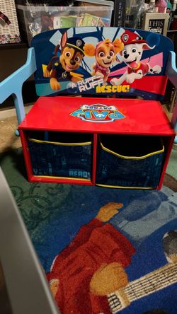 Paw patrol desk/bench
