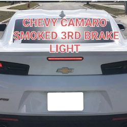 2016 - 2024 Chevy Camaro Smoked Lens Strobe LED Trunk Lid Third Brake Bar Flash
