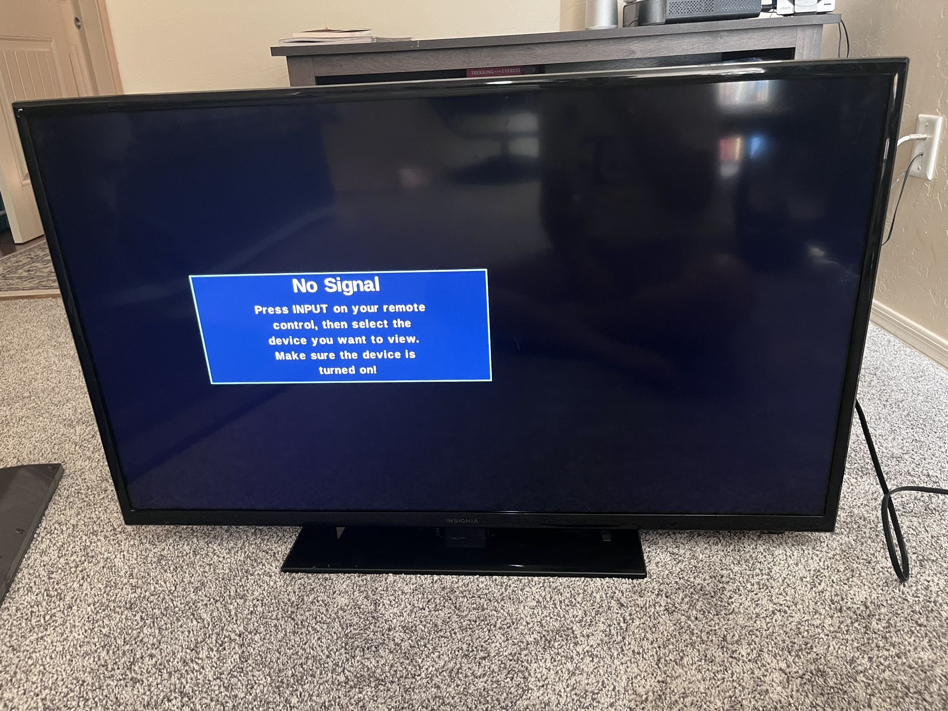TV Television 40inch Insignia 1080p No Remote