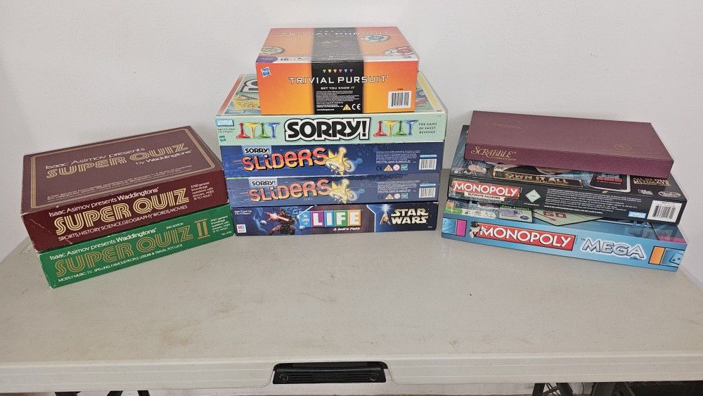 Assortment Of Board Games