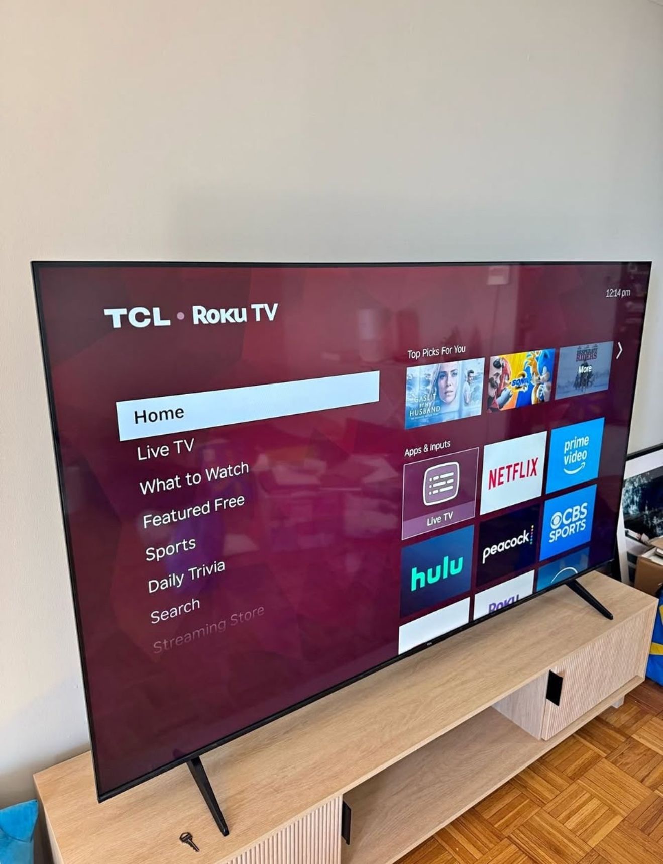 75inch TCL Roku Tv