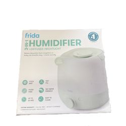OPEN BOX - Frida Baby 3-in-1 Cool Mist Humidifier + Diffuser + Nightlight