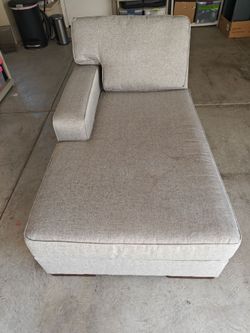 Grey right hand lounger