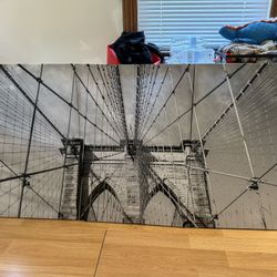 New York, Brooklyn Bridge Canvas
