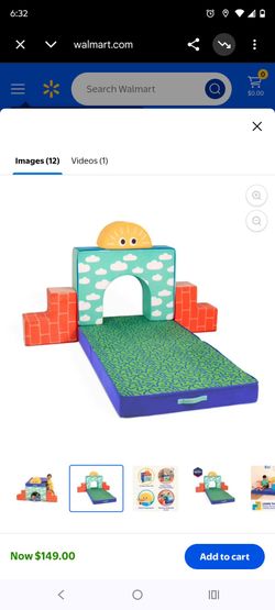 Brand New - Battat Cloud Castle Foam Fort Building Set