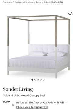 Sonder Living - Canopy Queen Size Bed
