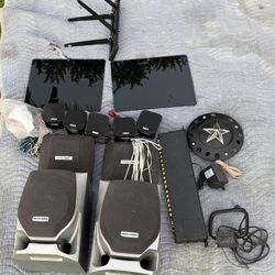 Speakers, Rca Switch, Phillips/Magnavox Home Theater Surround Sound Speakers 