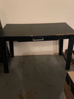 Black desk