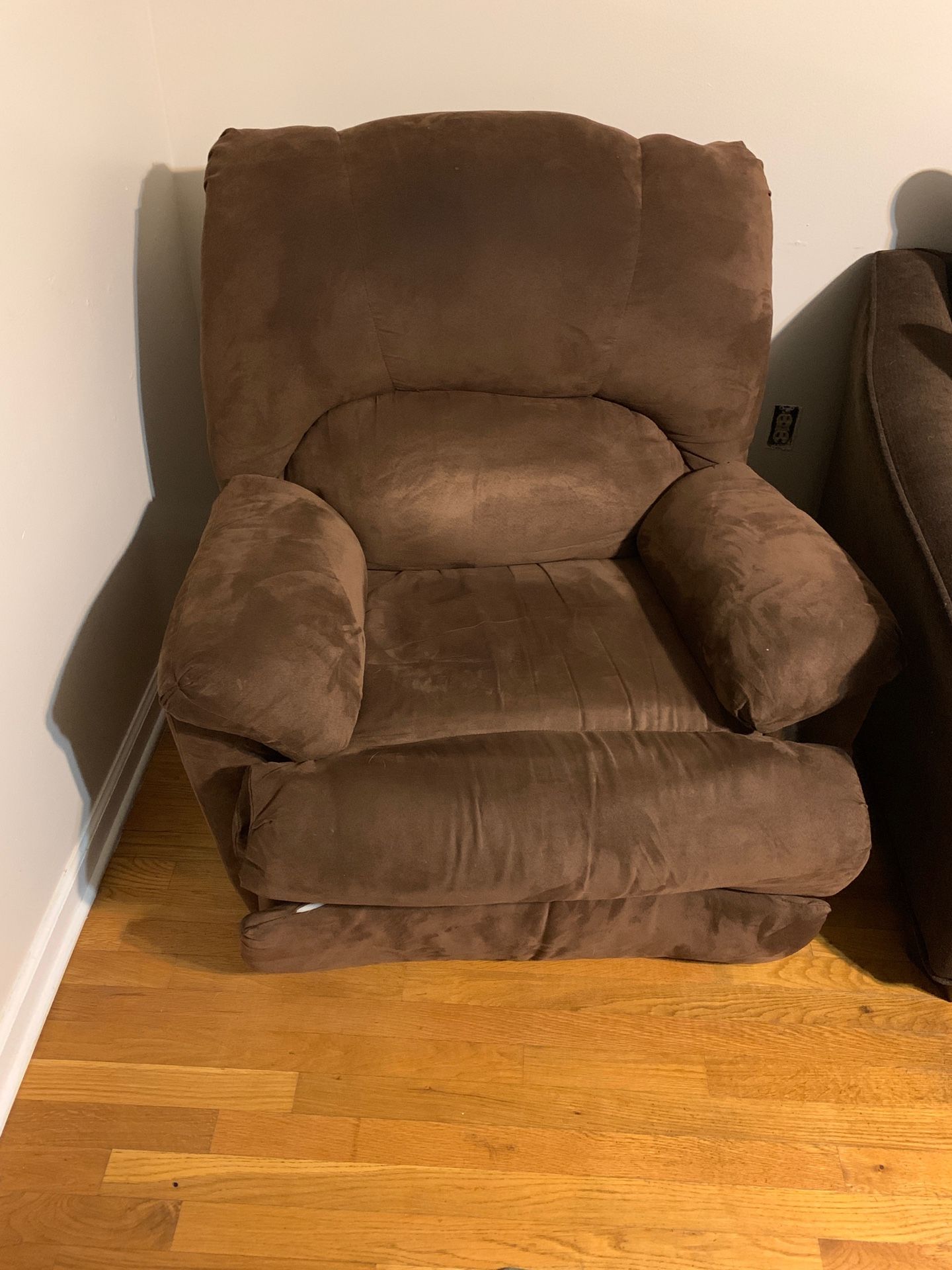 Brown recliner