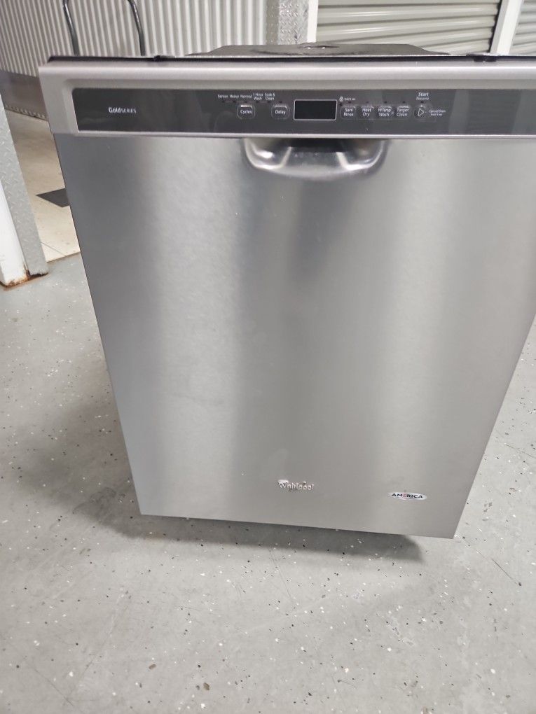 Used Dishwasher Stainless Steel Whirlpool