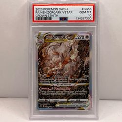 2023 Pokemon SWSH Crown Zenith #GG56 FA Hisuian Zoroark VSTAR PSA 10 GEM MINT