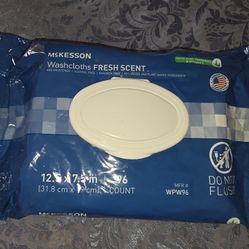 McKesson Xl Adult Signature CareWipes Sold By The Case 12 Packs In Each Case For $26.50.00 Each Case 