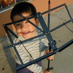 Music Stand Adjustable Tripod Book Holder