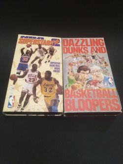 Vintage 1992 NBA Super Stars and Basketball Bloopers Video