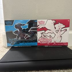 Black Bolt and White Flare Pokemon Center ETBs