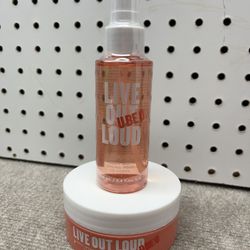 (1) Live Out Loud U BE U Body Cream (1) Body Mist