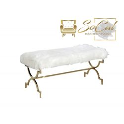 Accent Bench/ Decore White Bench/ Welcome Bench / Event Bench