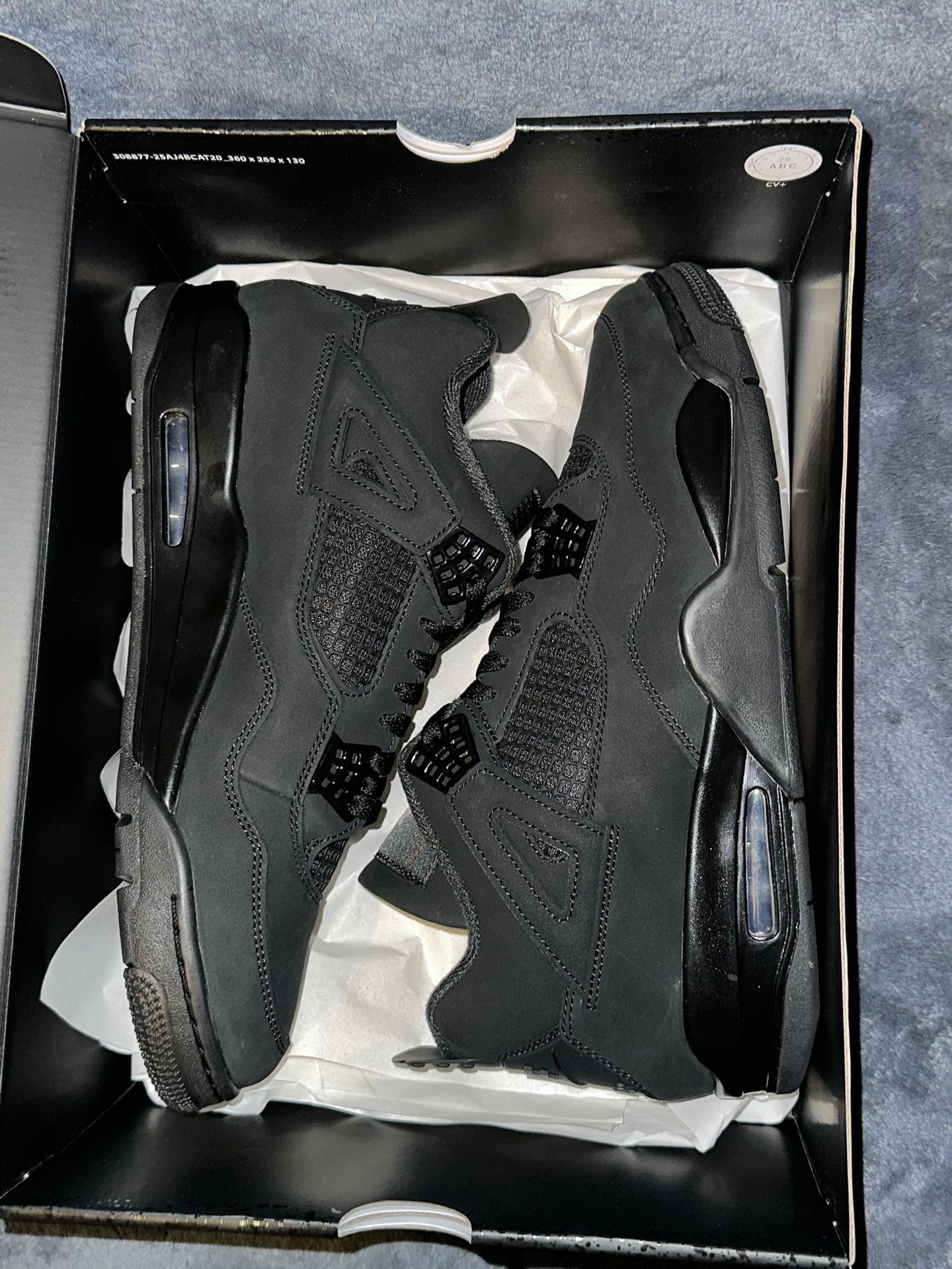 DS Jordan 4 black cat men’s size 9 and 10