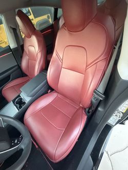 Vegan Leather - Gorgeous Tesla model 3 Sear Covers