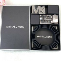 Brand New Mens 4 In 1 Michael Kors Belt  Blue