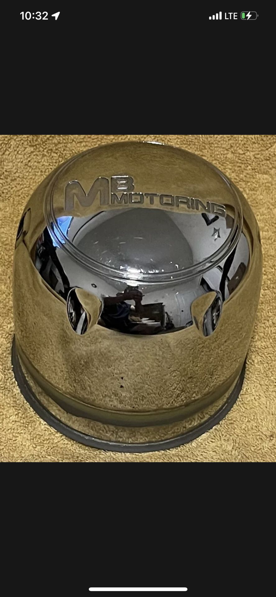 MB Motoring Wheel Rim Chrome Center Cap 2131545 Push Through 8 Lug Hubcap Middle