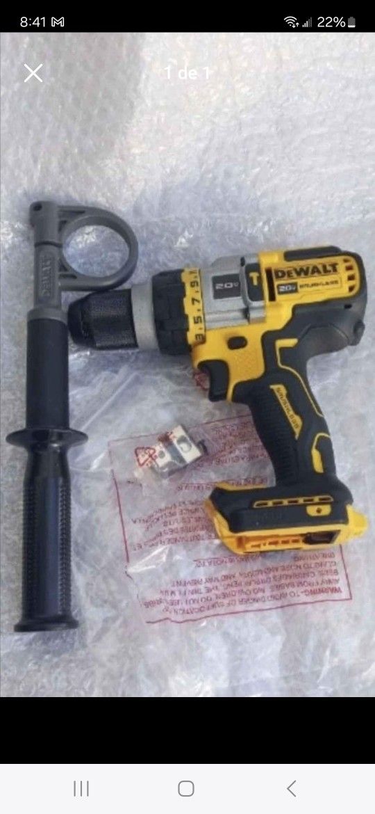 DEWALT FLEXVOLT 60V-20V BRUSHLESS CORDLESS HAMMER DRILL TOOL ONLY