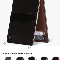 F&H Minimalist Men's Wallet With Money Clip