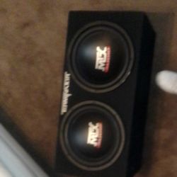 2 MTX Audio 12" Subwoofers In Box