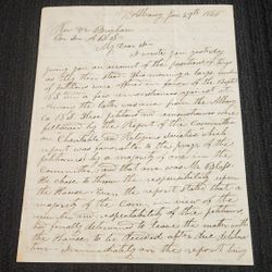 1845 American Bible Society Letter (Transcribed)