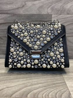 Michael Kors Limited Edition Pearl Crystal Shoulder Bag (A1D019277)