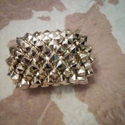 Gold Bracelet ..Very Nice Dressy Look.. Blingy..Obo