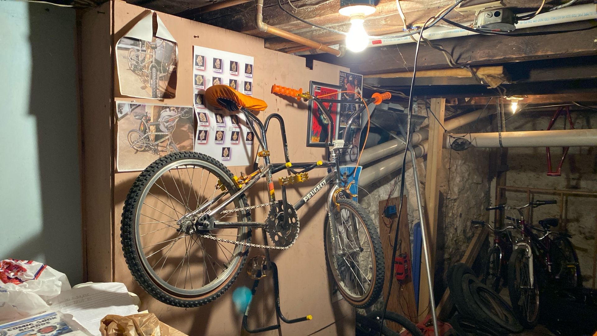 Bmx Freestyle 1980s Bike All Old Parts In Good Conditions and Rideable 