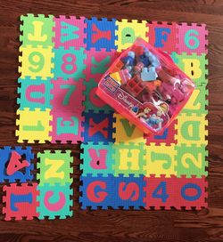 MEGA BLOKS Princess set and Puzzle Foam Mat