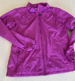 XL Columbia Winter Jacket Women Omni Tech Zip Pink Super Soft Fleece Lined Fall Soft Shell