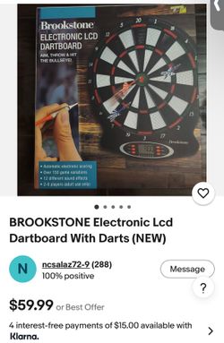 Brook stone electronic LCD Dartboard
