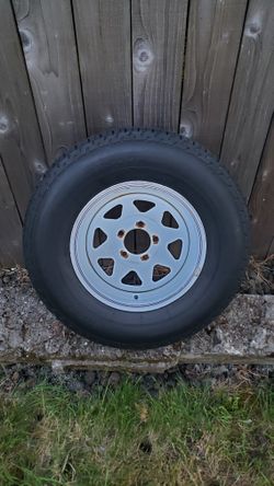 Brand New: Complete Trailer Wheel - 215/75/14