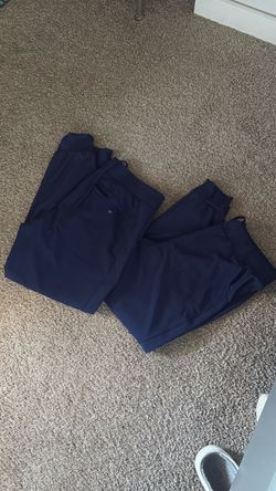 Navy Scrub Joggers