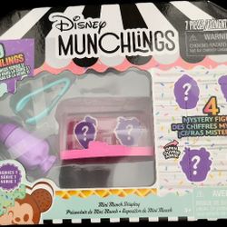 Disney Munchlings Mini Munch Displays, 7-Piece Color Change Figure Set, Blind Box