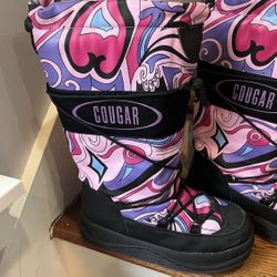 Ladies size 8 Cougar MOONWALKER Boots Waterproof Pink/Purple