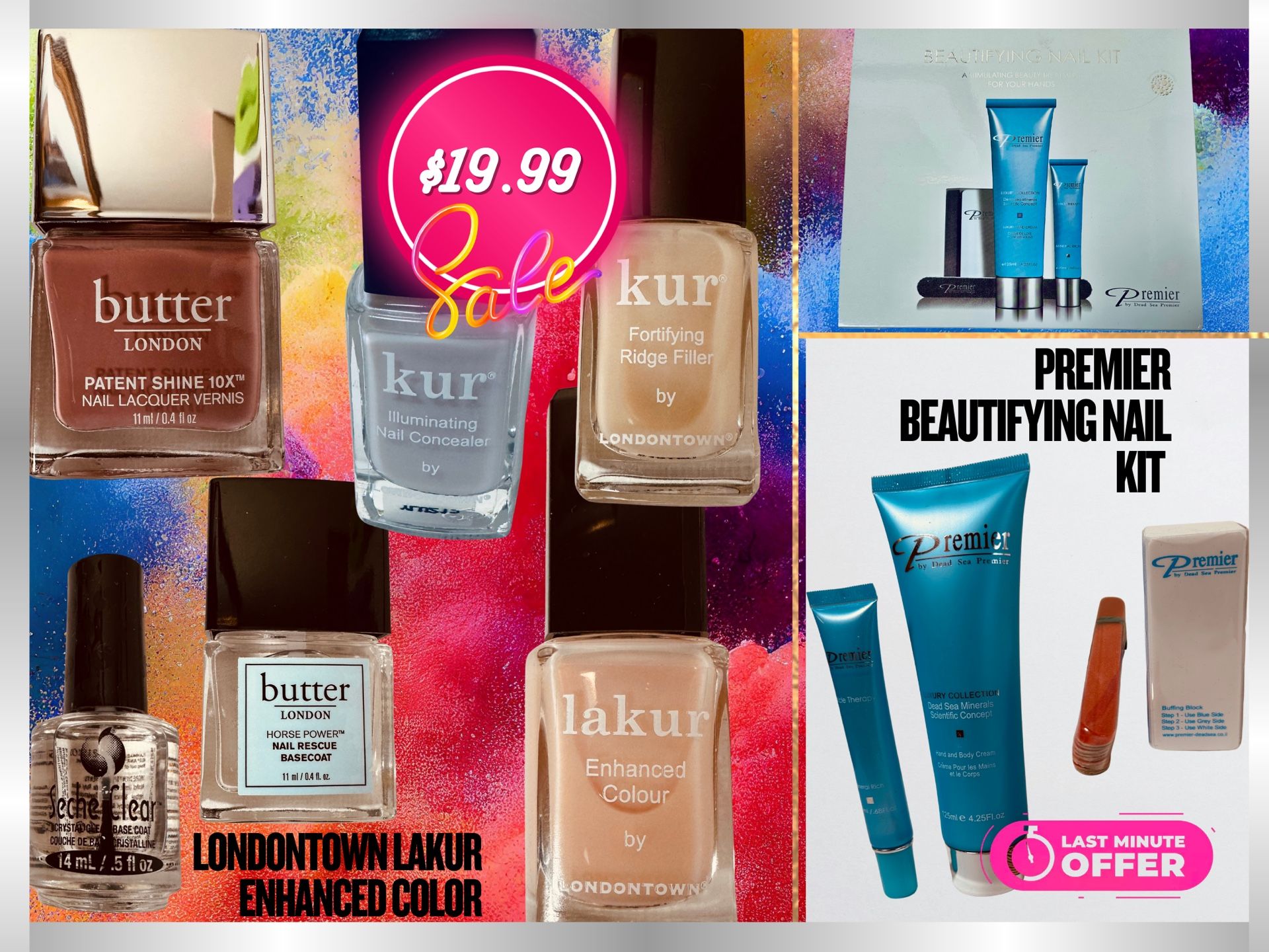 Londontown Lakur Enhanced Color + Premier Nail set.