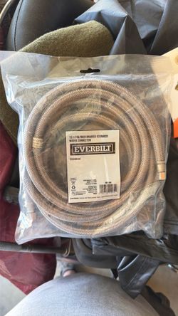Brand new 12 ft polymer braided icemaker water connector