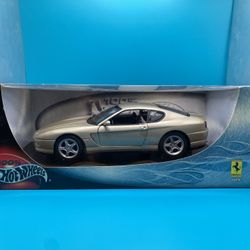 (NEW) 100% Hot Wheels Ferrari 456 M 1:18 Scale