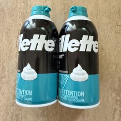 2 Gillette Foamy Shave Foam Cream for SENSITIVE Skin 11oz ($4 total for both)